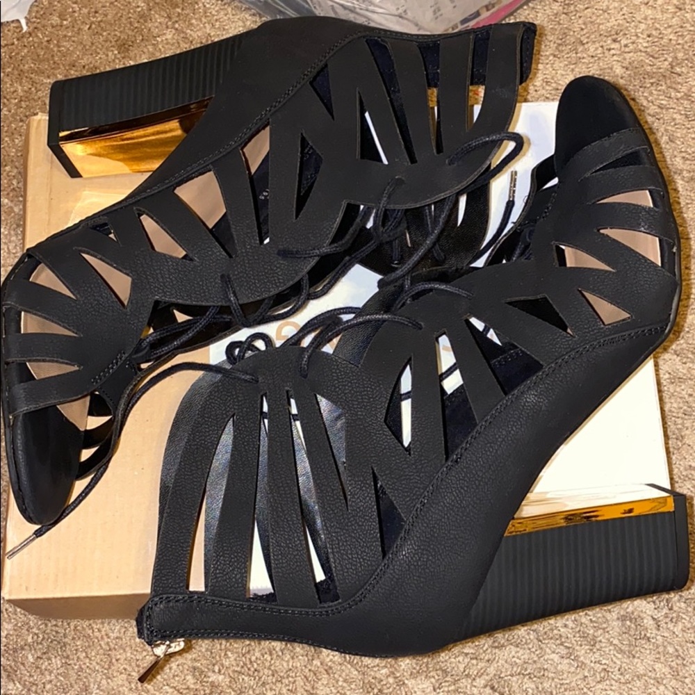 Call It Spring Lace Up Heel